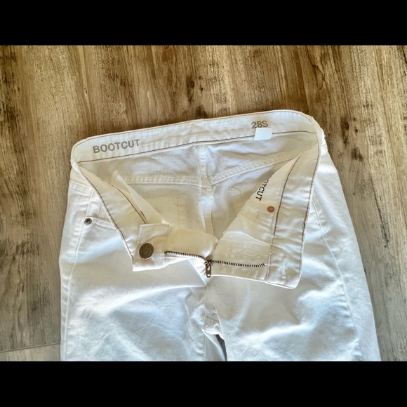 J.Crew white denim bootcut 28 S - Picture 2 of 15